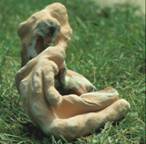 terra cotta seated pair