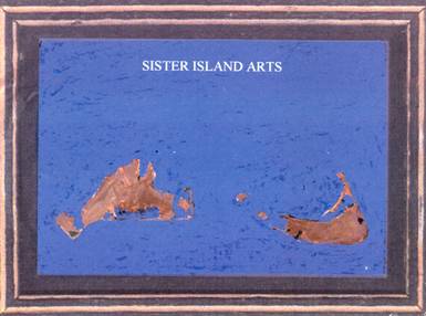postcard of Martha's Vineyard and Nantucket by Melissa Breese